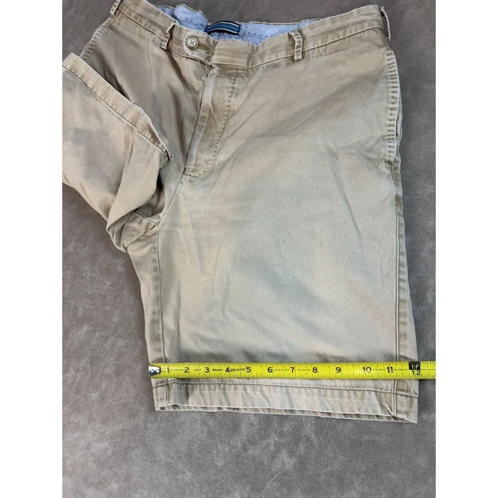 Peter Millar Mens Bermuda Golf Performance Short Khaki Beige Pima Cotton‎ 36